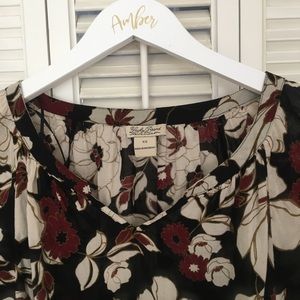 Floral Dolman Blouse